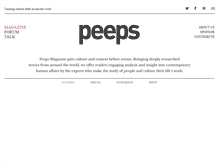Tablet Screenshot of peepsforum.com